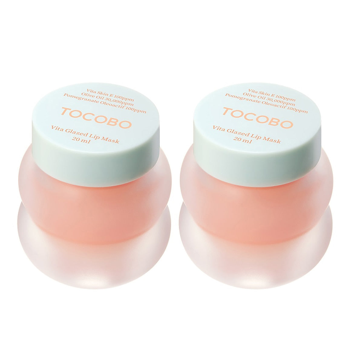 TOCOBO TOCOBO Vita Glazed Lip Mask 20ml x 2ea - hydrating - front bottle shot
