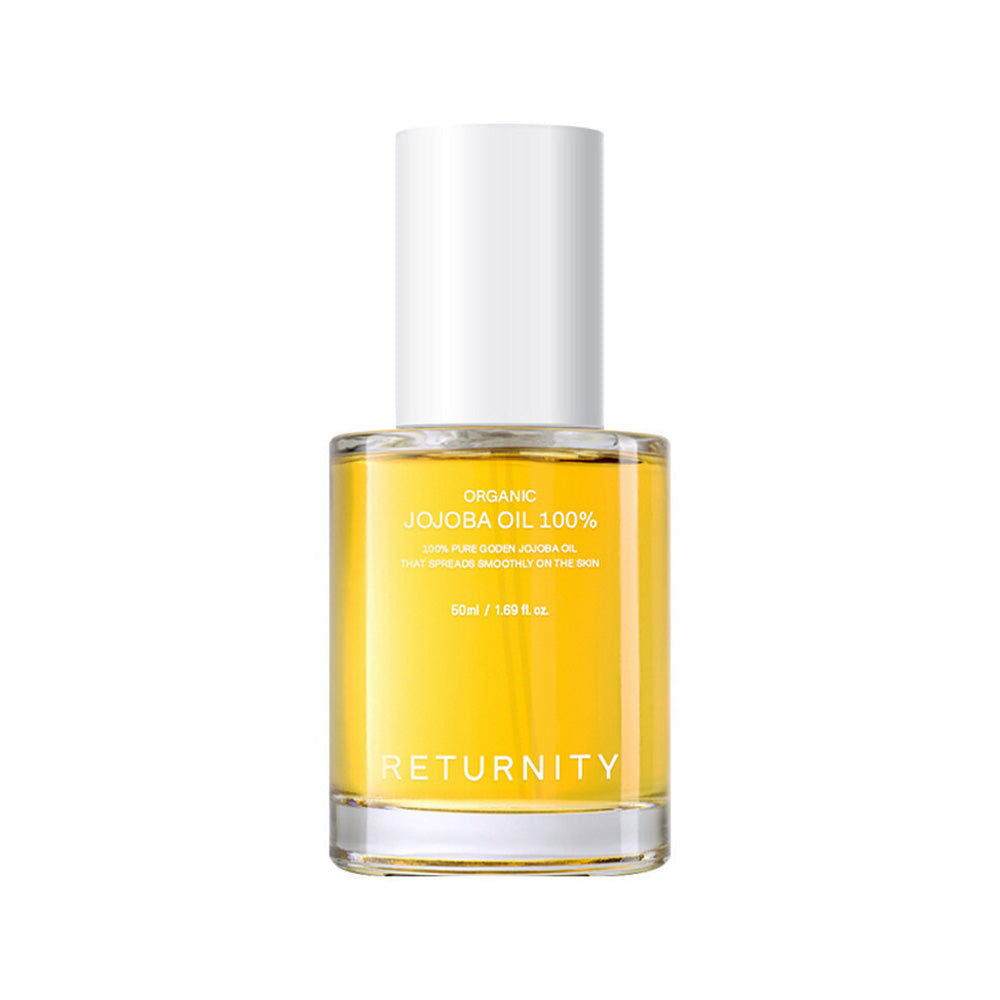 RETURNITY RETURNITY Organic Jojoba Oil 100% 50ml - hydrating - front bottle shot