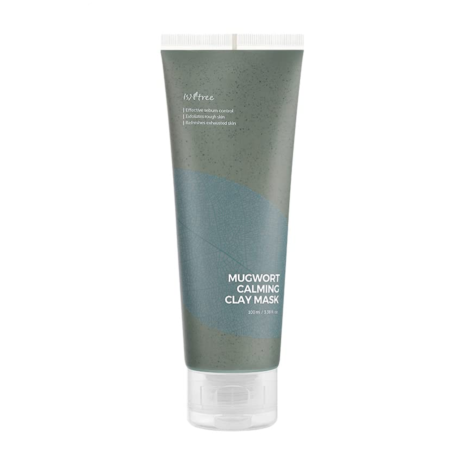 Isntree ISNTREE Mugwort Calming Clay Mask 100ml - hydrating - front bottle shot