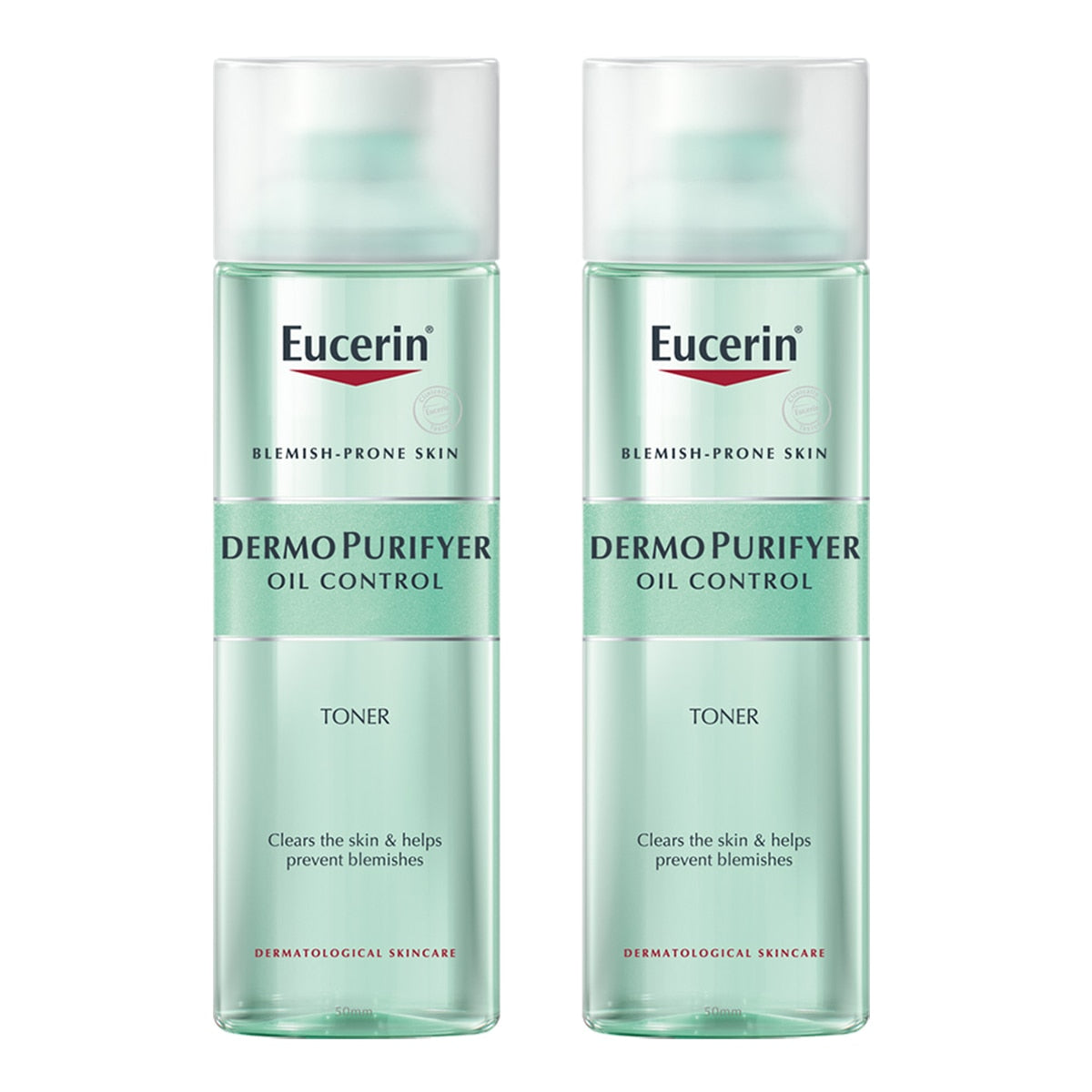 Eucerin Eucerin Dermo Purifyer Oil Control Toner 200ml x 2ea - hydrating - front bottle shot