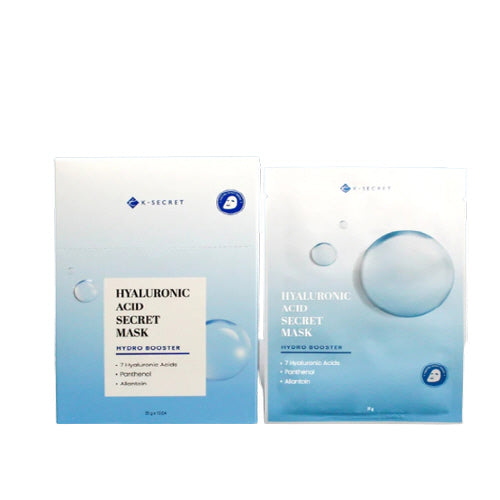 K-SECRET K-SECRET Hyaluronic Acid Secret Mask 10ea - hydrating - front bottle shot