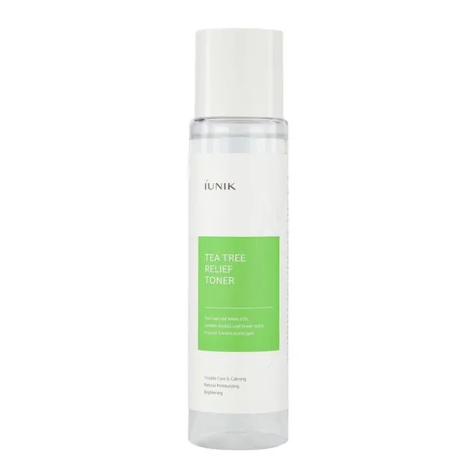 iUNIK iUNIK Tea Tree Relief Toner 200ml - soothing - front bottle shot