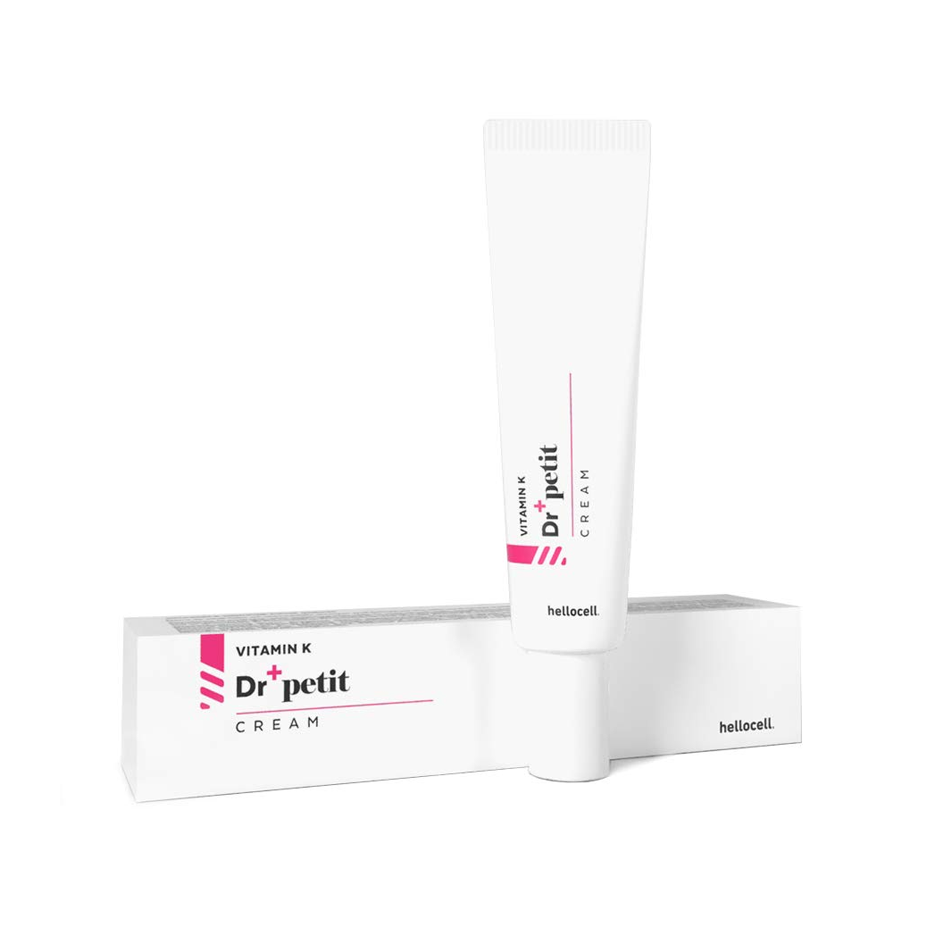 INNERCURE INNERCURE HELLOCELL Vitamin K Dr Petit Cream 15ml / 0.51 fl.oz - hydrating - front bottle shot