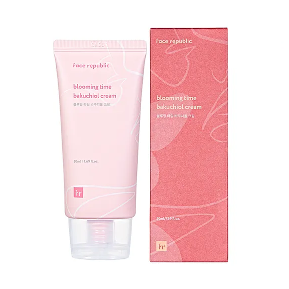 face republic face republic Blooming Time Bakuchiol Cream 50ml - hydrating - front bottle shot