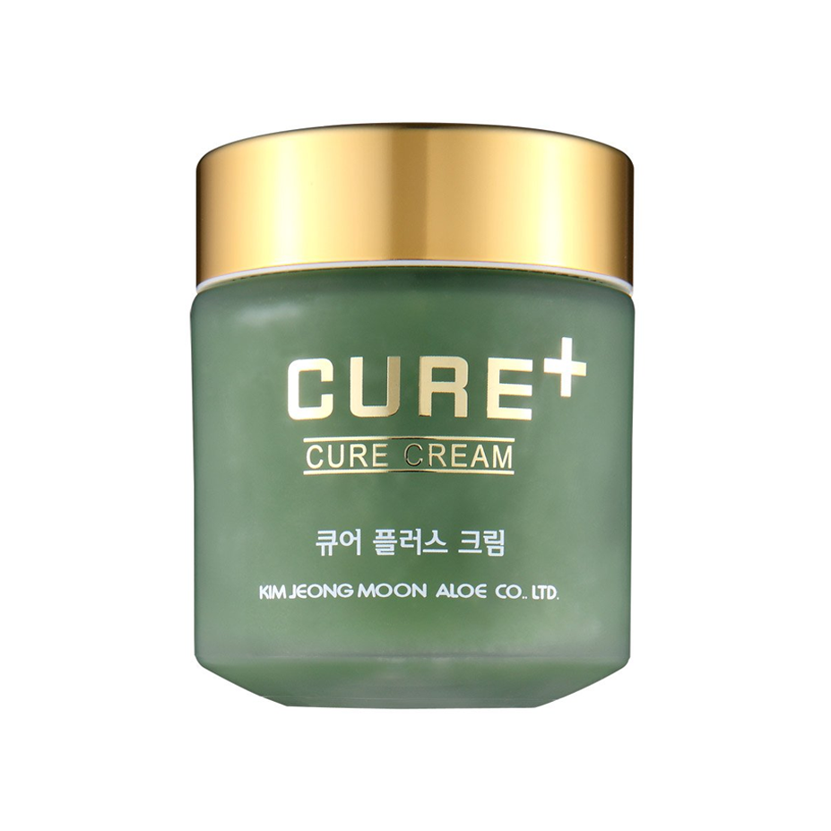 KIM JEONG MOON Aloe KIM JEONG MOON Aloe Cure Plus Cream 80g - soothing - front bottle shot