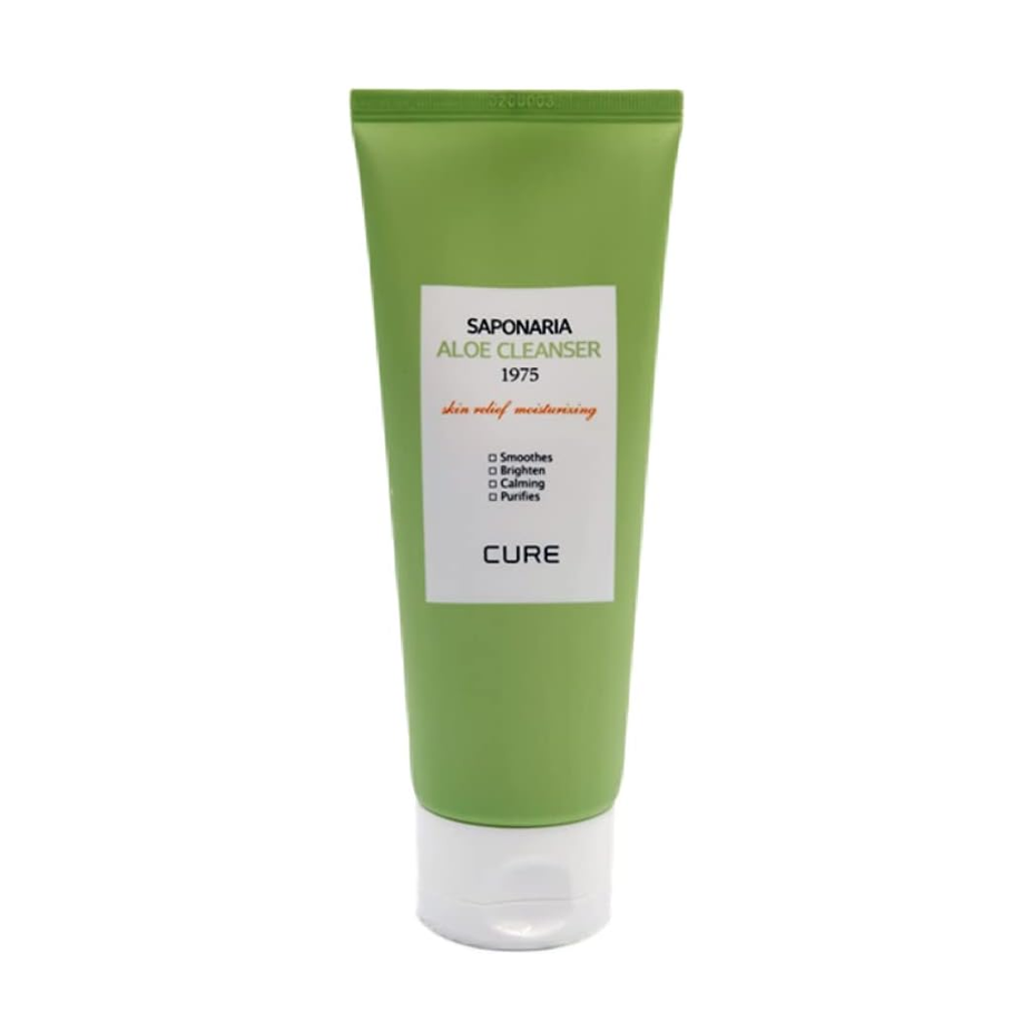 KIM JEONG MOON Aloe KIM JEONG MOON Aloe Ra Sence Loe Cure Saponaria Aloe Cleanser Tube 150ml - cleansing - front bottle shot