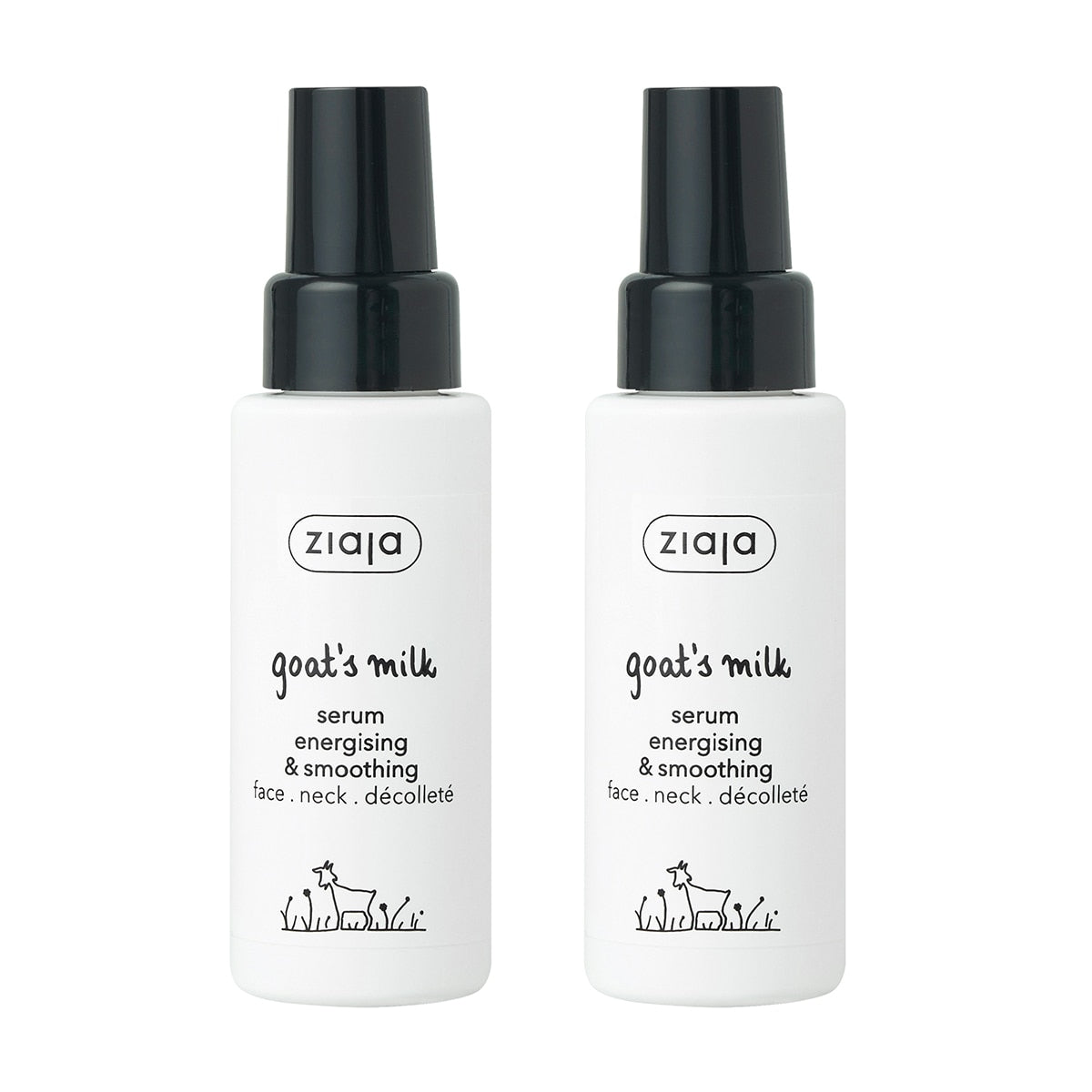 Ziaja Ziaja Goat's Milk Serum 50ml x 2ea - hydrating - front bottle shot