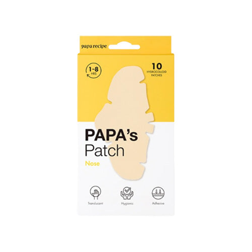 papa recipe papa recipe Papa's Patch Nose 10 Sheets - soothing - front bottle shot