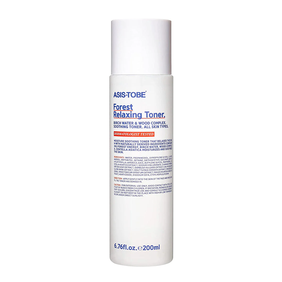 ASIS-TOBE ASIS-TOBE Forest Relaxing Toner 200ml - hydrating - front bottle shot