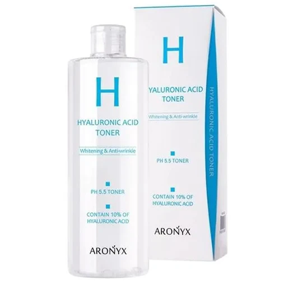 MediFlower MediFlower ARONYX Hyaluronic Acid Toner 500ml - hydrating - front bottle shot