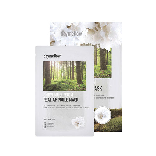Daymellow Daymellow Snow Mushroom Real Ampoule Mask 5ea - daily care - front bottle shot
