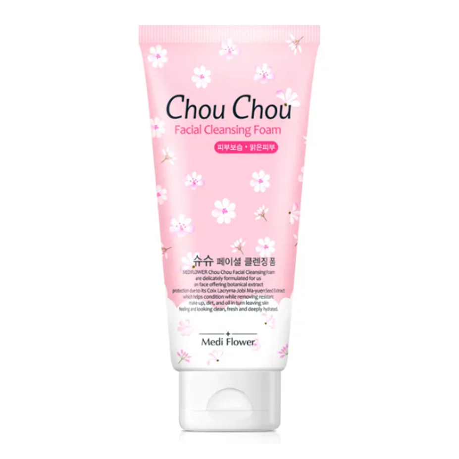 MediFlower MediFlower Chou Chou Facial Cleansing Foam 300ml - hydrating - front bottle shot