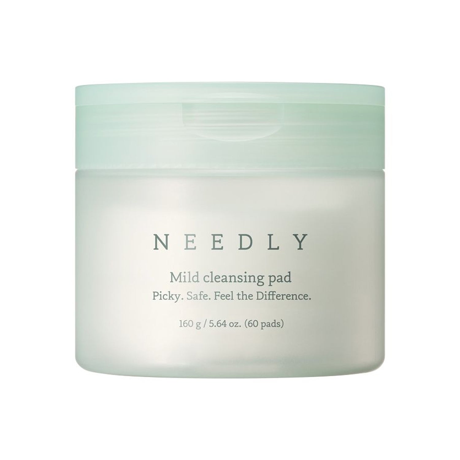 NEEDLY NEEDLY Mild Cleansing Pad 60ea - hydrating - front bottle shot