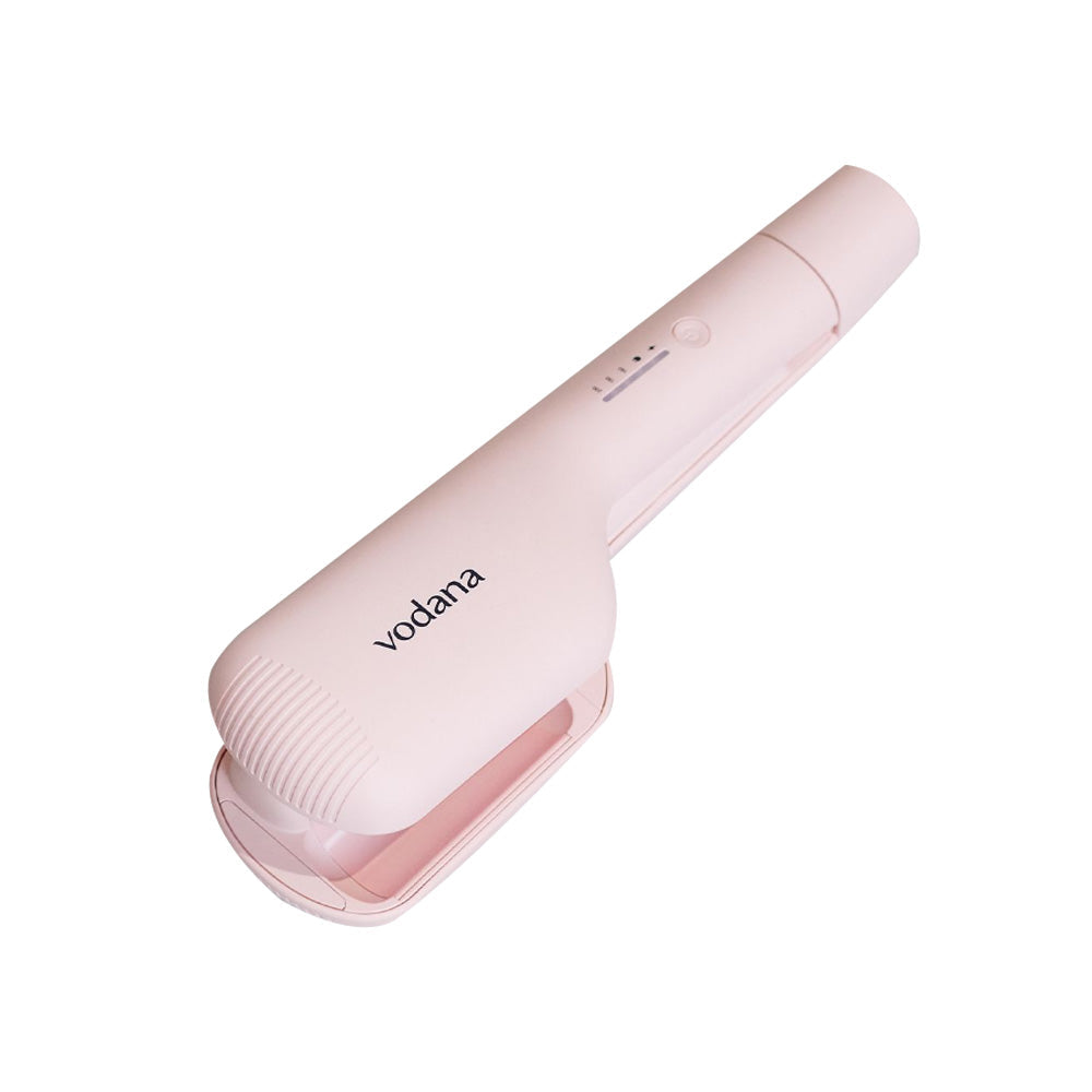 VODANA VODANA Glow Wireless Iron 32mm Powder Pink - daily care - front bottle shot