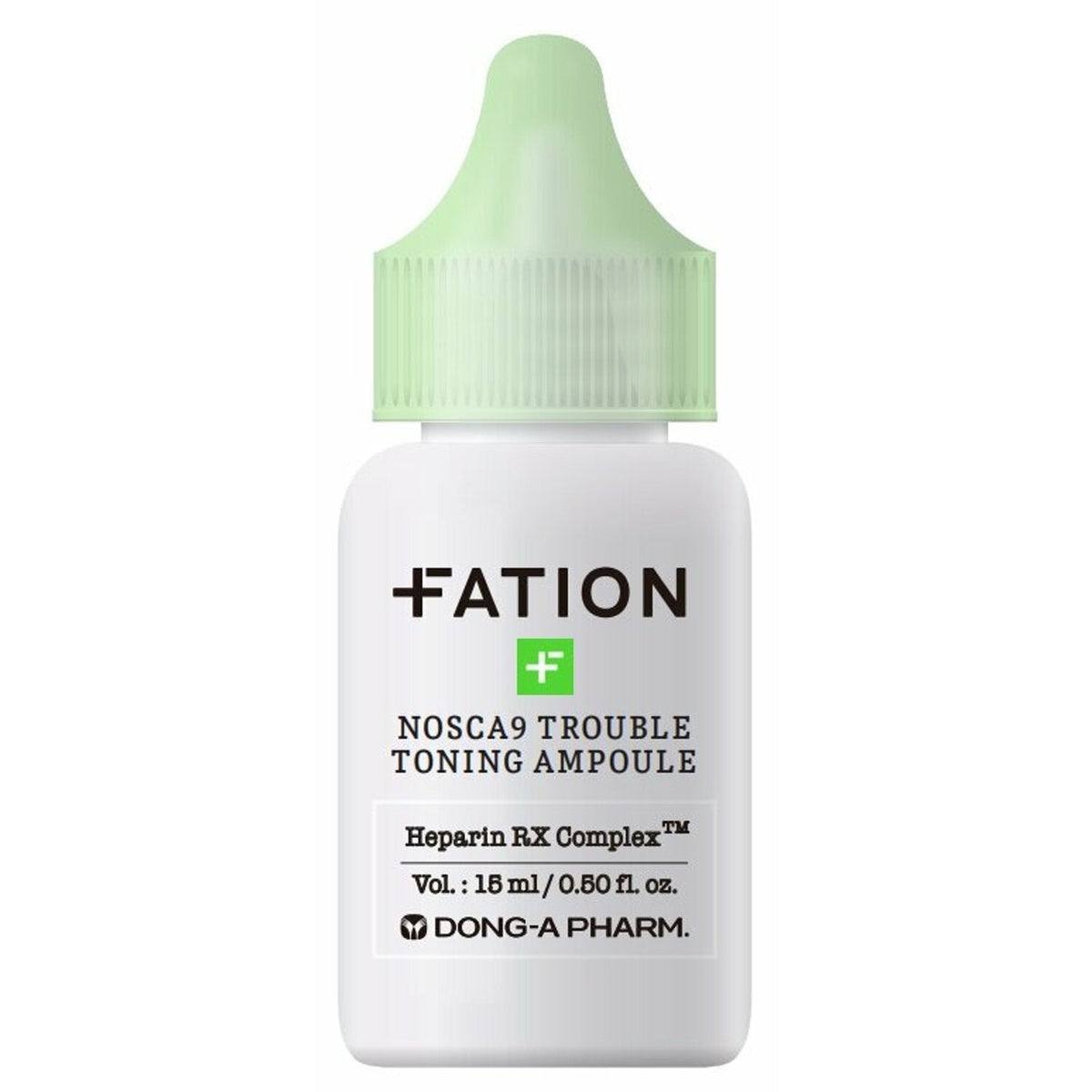 FATION FATION Nosca9 Trouble Toning Ampoule 15ml - brightening - front bottle shot