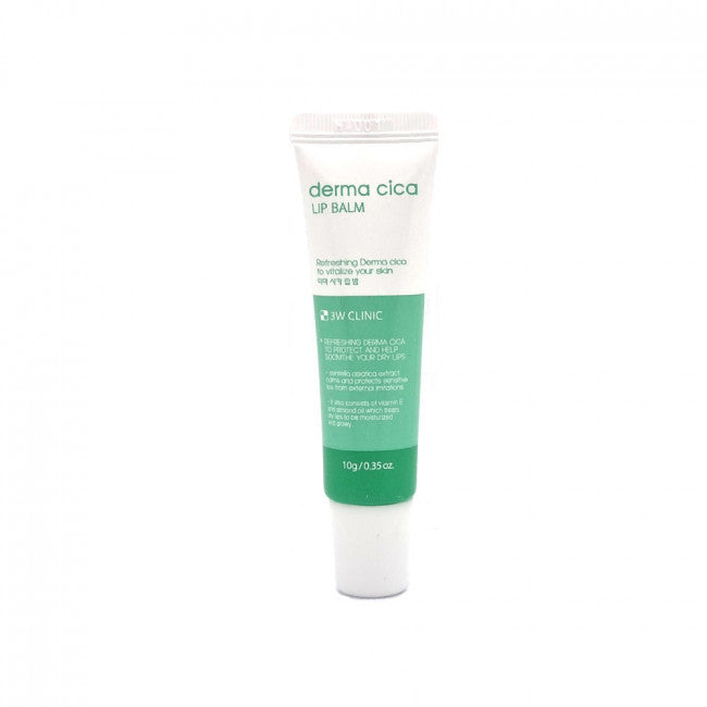 3W CLINIC 3W CLINIC Derma Cica Lip Balm 10g - hydrating - front bottle shot