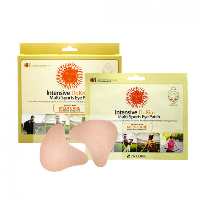 3W CLINIC 3W CLINIC Intensive Dr.Kim Multi Sports Eye Patch 1pack (4ea) - soothing - front bottle shot