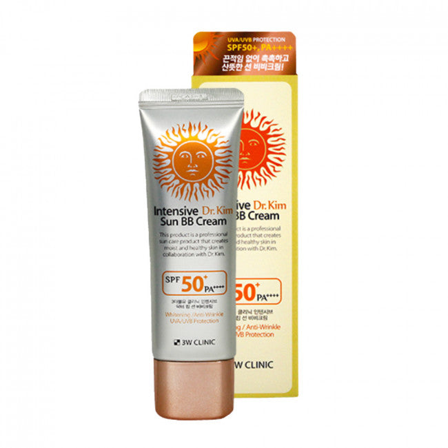 3W CLINIC 3W CLINIC Intensive Dr.Kim Sun BB Cream SPF50+ PA++++ 50ml - soothing - front bottle shot