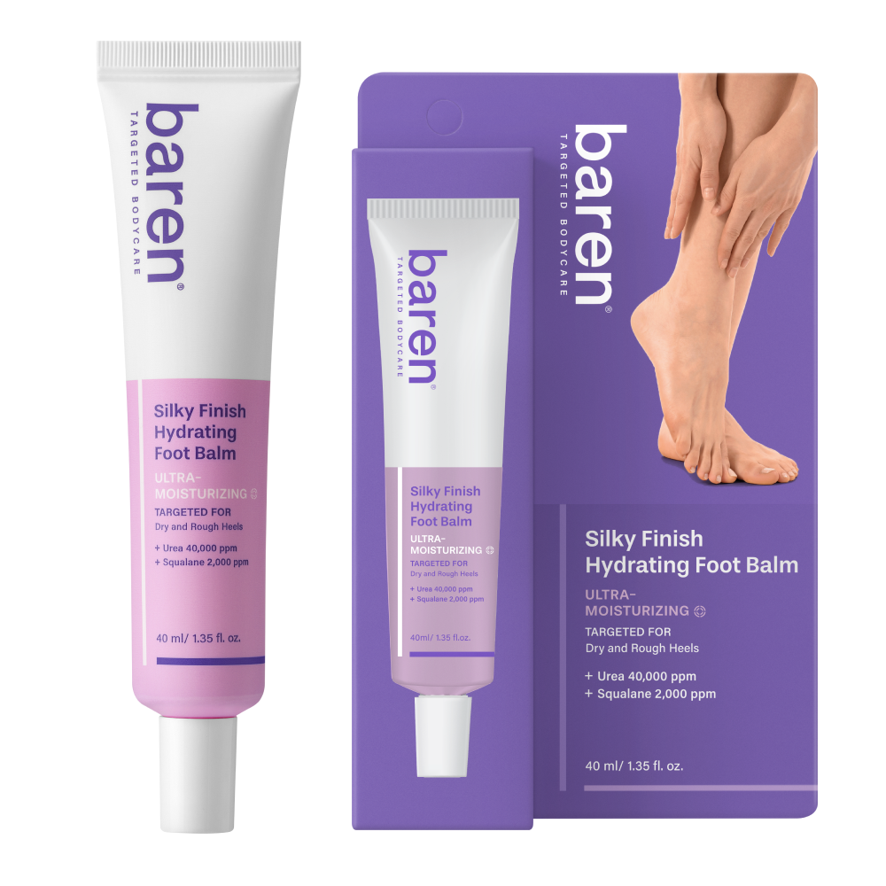 baren baren Silky Finish Hydrating Foot Balm 40ml - hydrating - front bottle shot