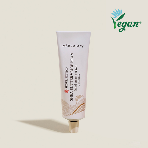 Mary&May Mary&May Shea Butter & Rice Bran Hand Cream 50ml - hydrating - front bottle shot