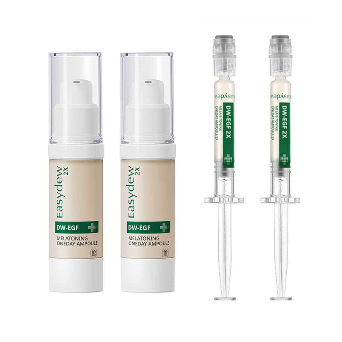 easydew Easydew DW-EGF 2x Melatoning Ampoule (13ml + 1ml) x 2ea - hydrating - front bottle shot