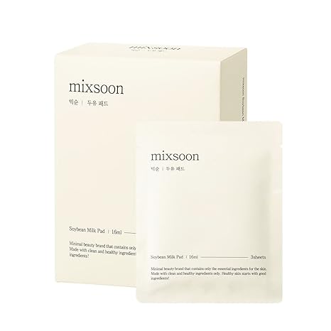mixsoon mixsoon Soybean Milk Pad (10ea) 16ml - hydrating - front bottle shot