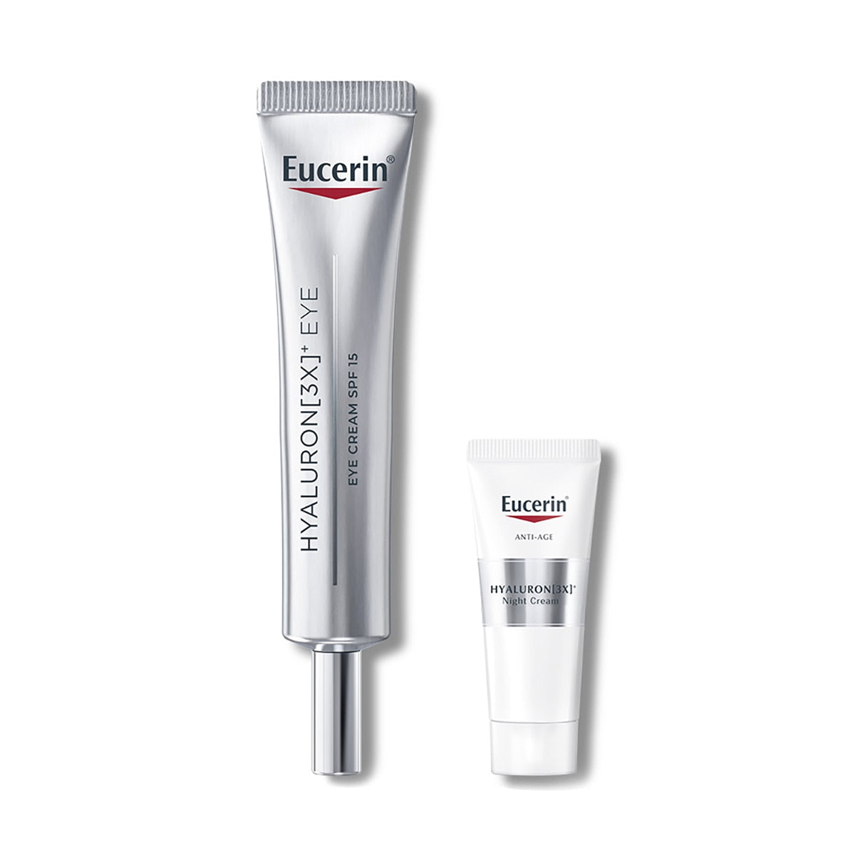 Eucerin Eucerin Hyaluron 3X Eye Cream + Night Cream - hydrating - front bottle shot