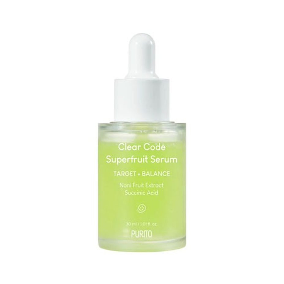 PURITO PURITO Clear Code Superfruit Serum 30ml - soothing - front bottle shot