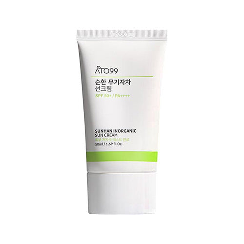 ATO99 ATO99 Sunhan Inorganic Sun Cream 50ml - hydrating - front bottle shot