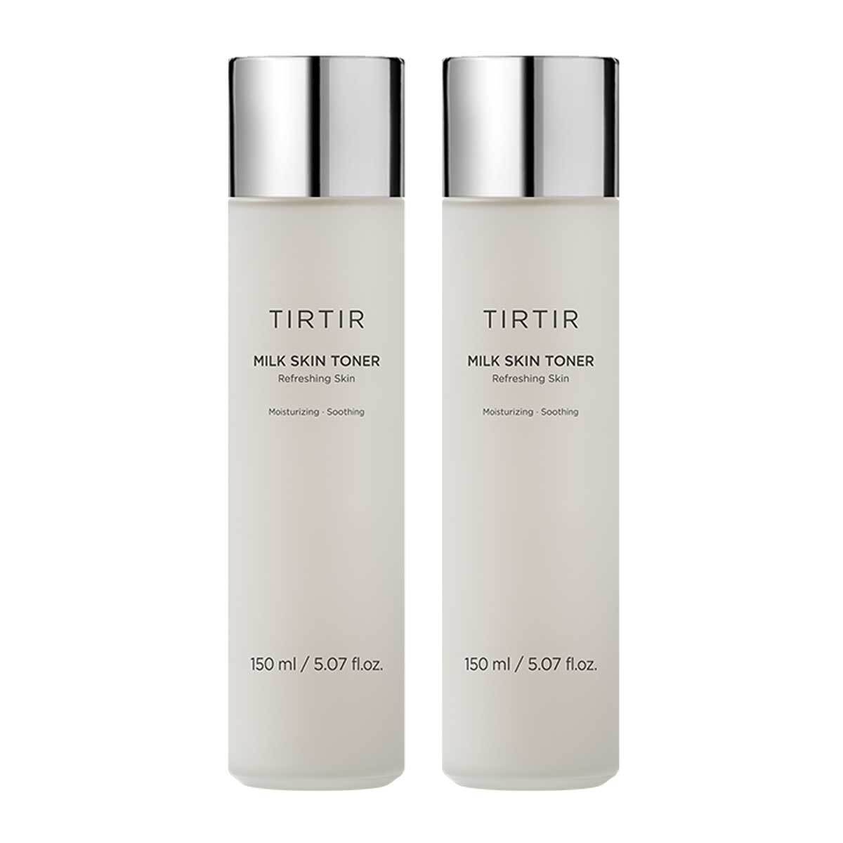 TIRTIR TIRTIR Milk Skin Toner 150ml x 2ea - hydrating - front bottle shot