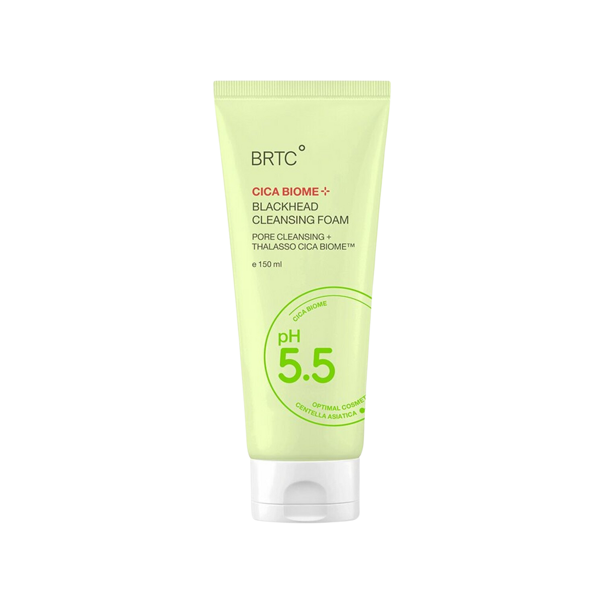 BRTC BRTC Cica Biome Blackhead Cleansing Foam 150ml - hydrating - front bottle shot