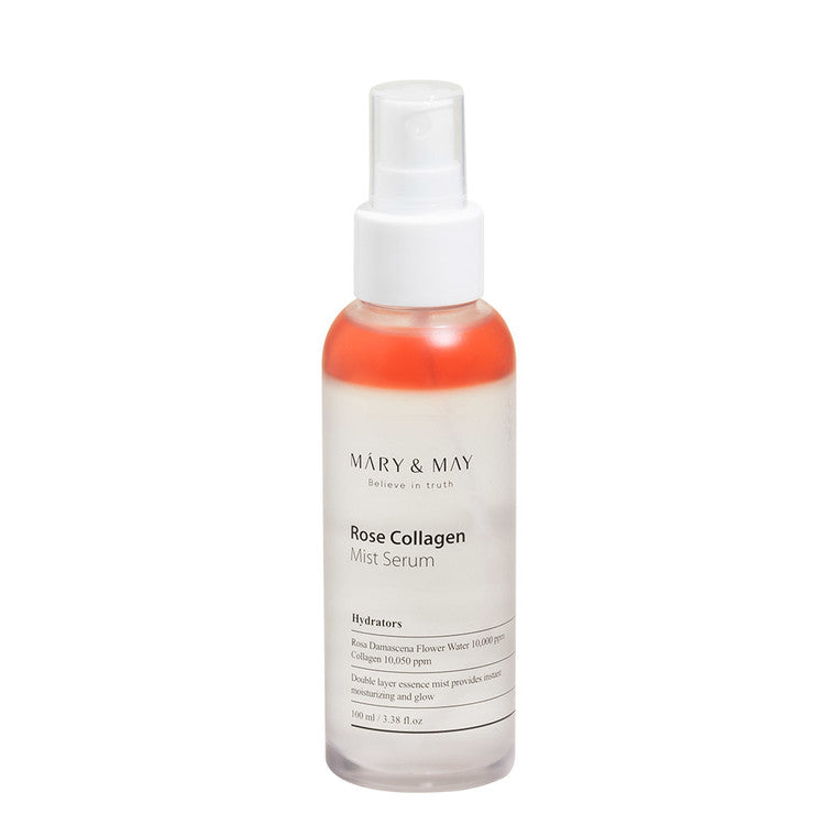 Mary&May Mary&May Rose Collagen Mist Serum 100ml - hydrating - front bottle shot