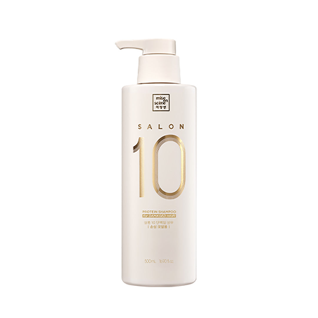 Mise en Scene Mise en Scene Salon Plus Clinic 10 Shampoo (Damaged Hair) 500ml - nourishing - front bottle shot