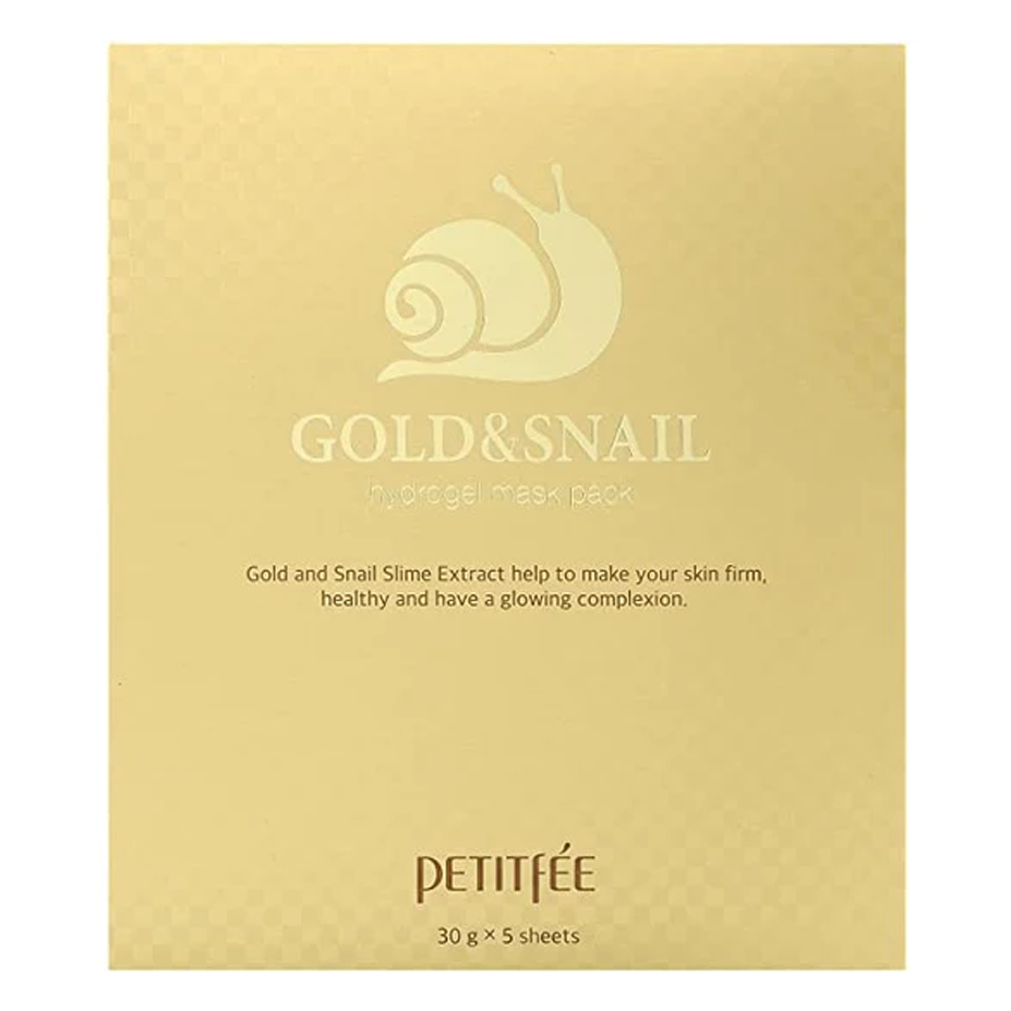 Petitfee Petitfee Gold & Snail Mask Sheet 5sheet - daily care - front bottle shot