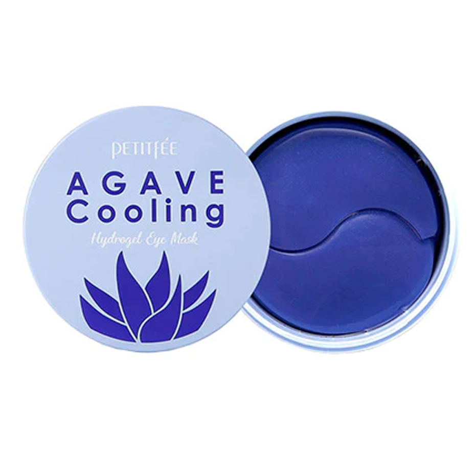 Petitfee PETITFEE Agave Cooling Hydrogel Eye Mask 60ea (30days) - hydrating - front bottle shot