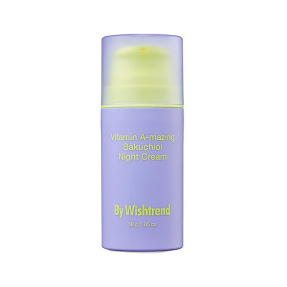 By Wishtrend By Wishtrend Vitamin A-mazing Bakuchiol Night Cream 30g - soothing - front bottle shot