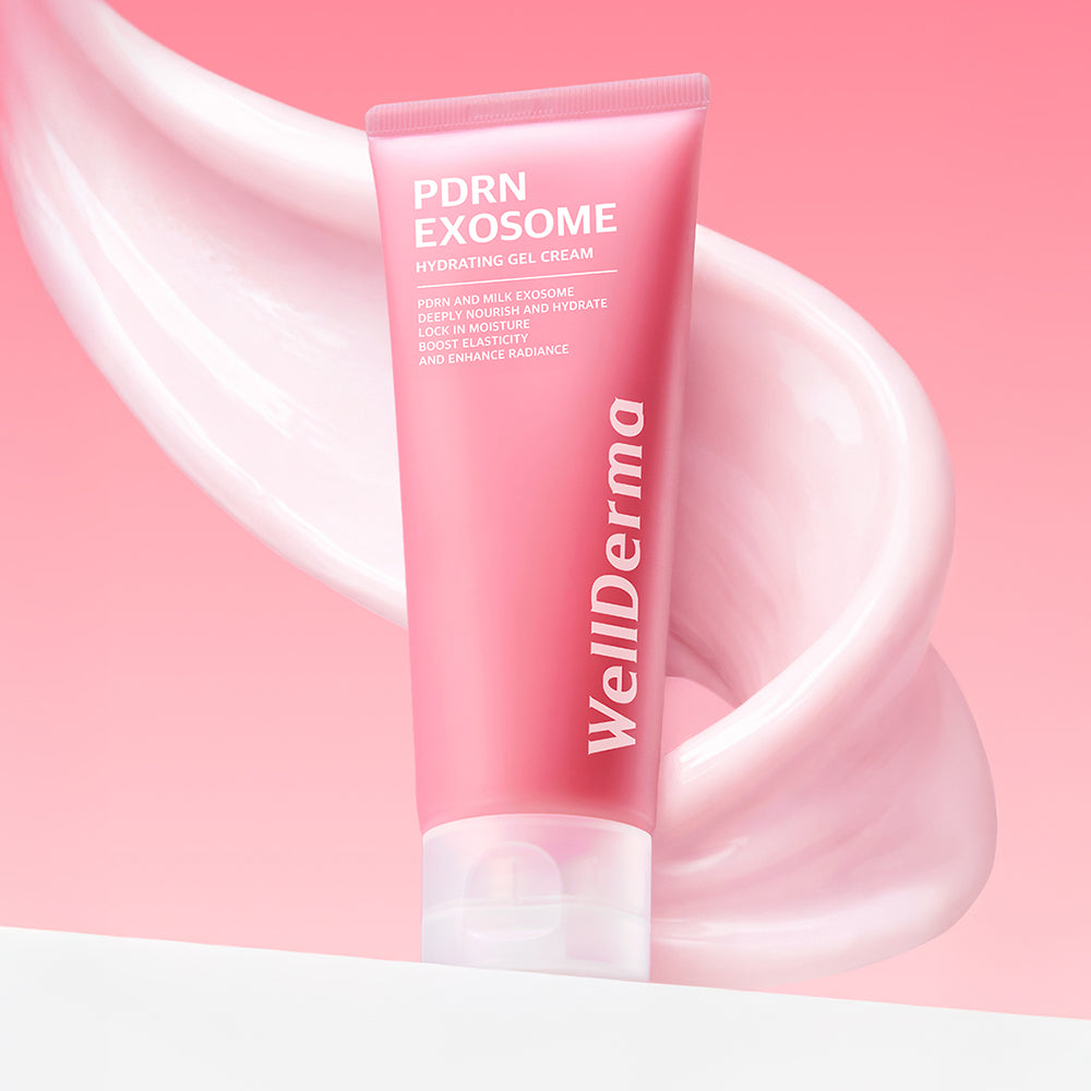 WellDerma WellDerma PDRN Exosome Hydrating Gel Cream 100ml - hydrating - front bottle shot