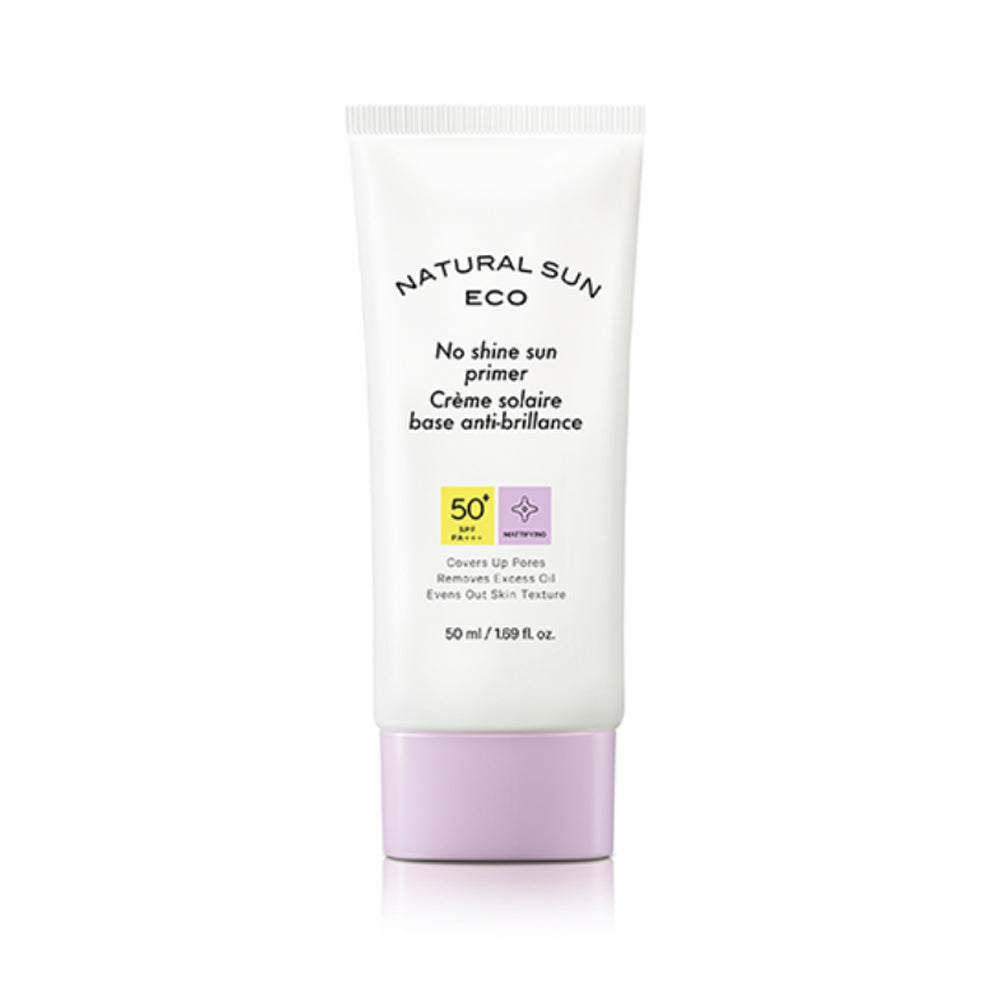 THE FACE SHOP THE FACE SHOP Natural Sun Eco No Shine Sun Primer 50ml - pore care - front bottle shot