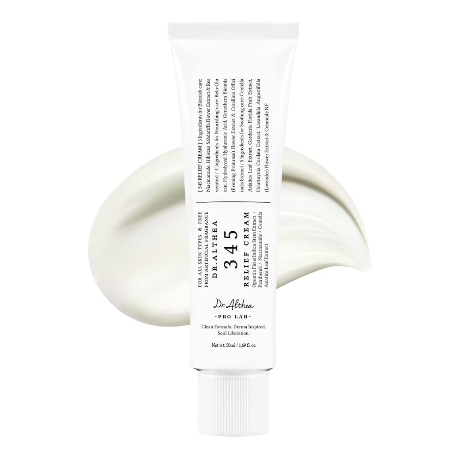 Dr.Althea Dr.Althea 345 Relief Cream 50ml - soothing - front bottle shot