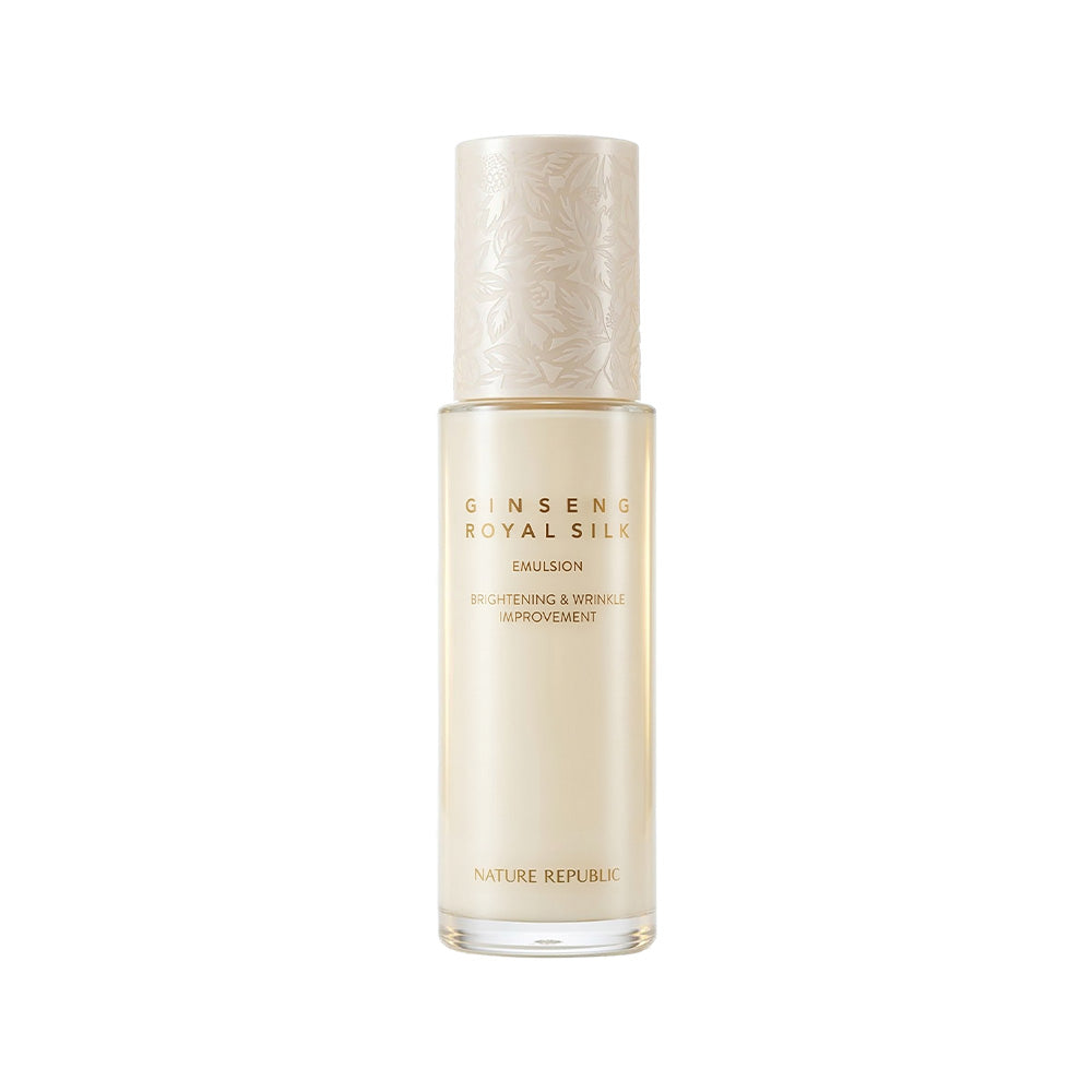 NATURE REPUBLIC NATURE REPUBLIC Ginseng Gold Silk Emulsion 120ml - hydrating - front bottle shot
