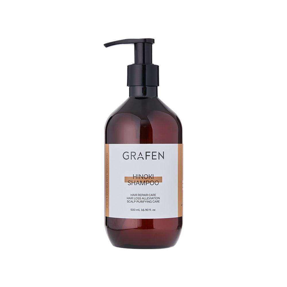 Grafen Grafen Hinoki Shampoo 500ml - soothing - front bottle shot