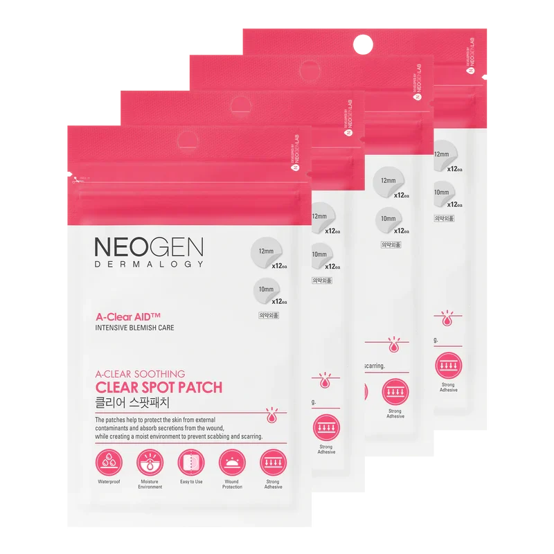 NEOGEN NEOGEN Dermalogy A-Clear Aid Soothing Spot Patch 24 Count (1 Pack) - soothing - front bottle shot