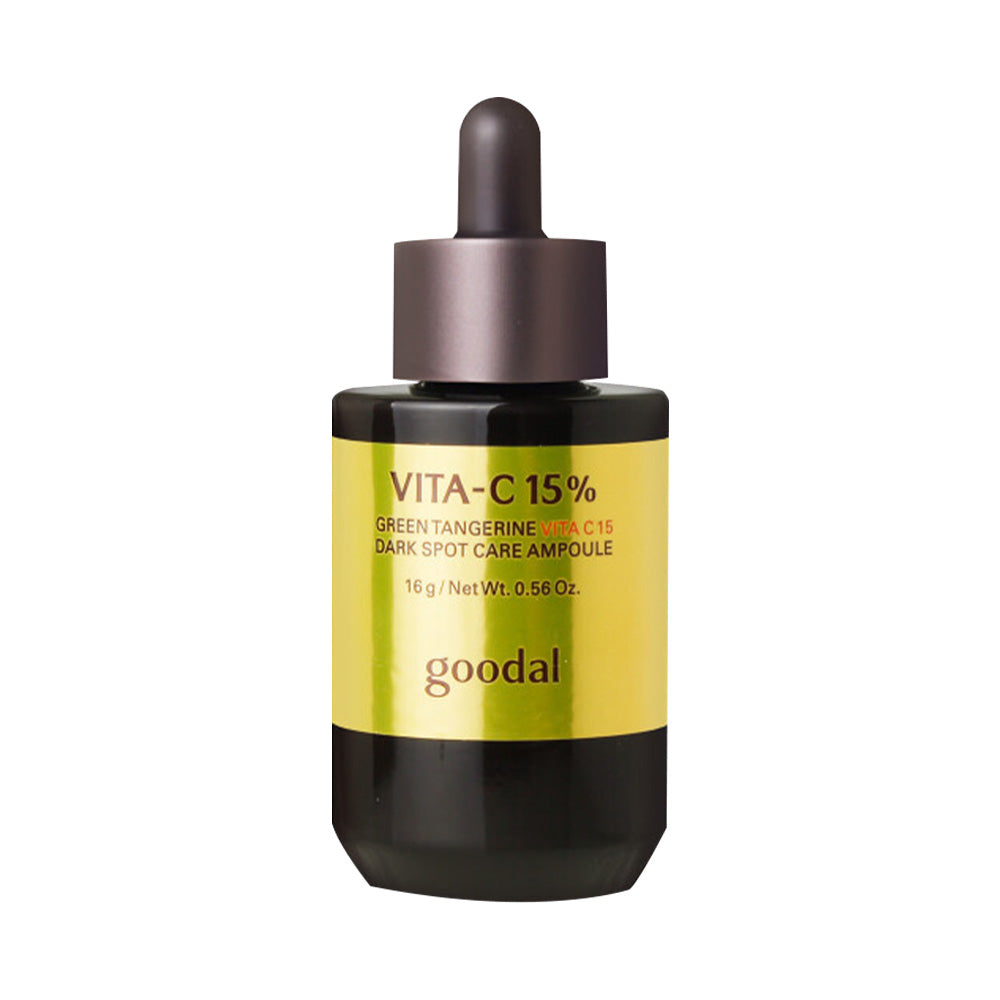 goodal goodal Green Tangerine Vita C 15 Dark Spot Care Ampoule 16g - hydrating - front bottle shot