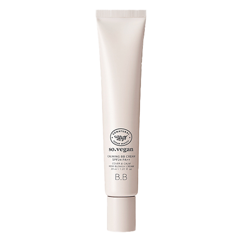so natural so natural SO Vegan Calming BB Cream 30ml - soothing - front bottle shot