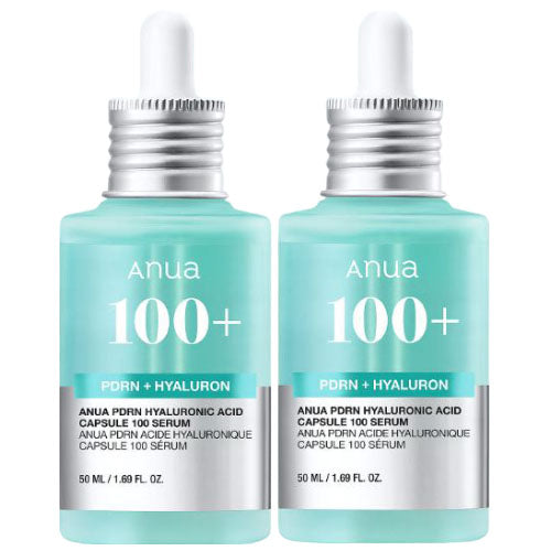 Anua Anua PDRN Hyaluronic Acid Capsule Serum Wrinkle Care Ampoule 30ml, 2 Pieces - hydrating - front bottle shot