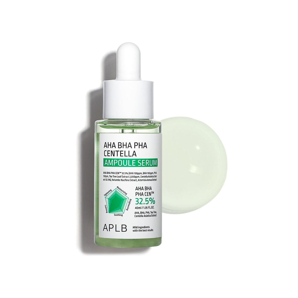 APLB APLB AHA BHA PHA Centella Ampoule Serum 40ml - soothing - front bottle shot