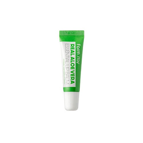 Farmstay FARMSTAY Real Aloe Vera Essential Lip Balm 10ml - hydrating - front bottle shot