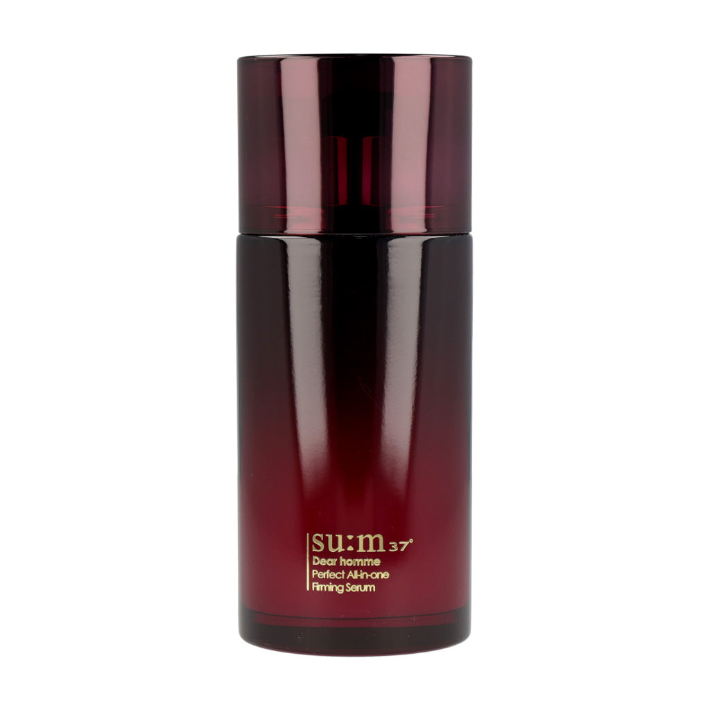 su:m37 su:m37 Dear Homme Perfect All In One Firming Serum 110ml - hydrating - front bottle shot
