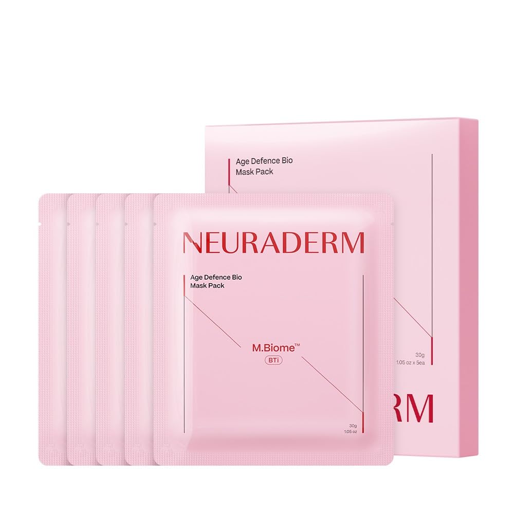 NEURADERM NEURADERM Age Defence Bio Mask Pack 5ea - hydrating - front bottle shot