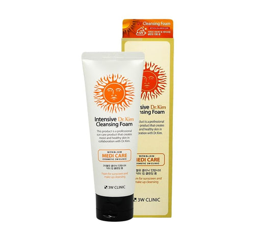 3W CLINIC 3W CLINIC Intensive Dr.Kim Cleansing Foam 120ml - hydrating - front bottle shot